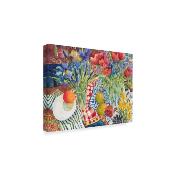 Annelein Beukenkamp 'Flowers And Fruit' Canvas Art,14x19